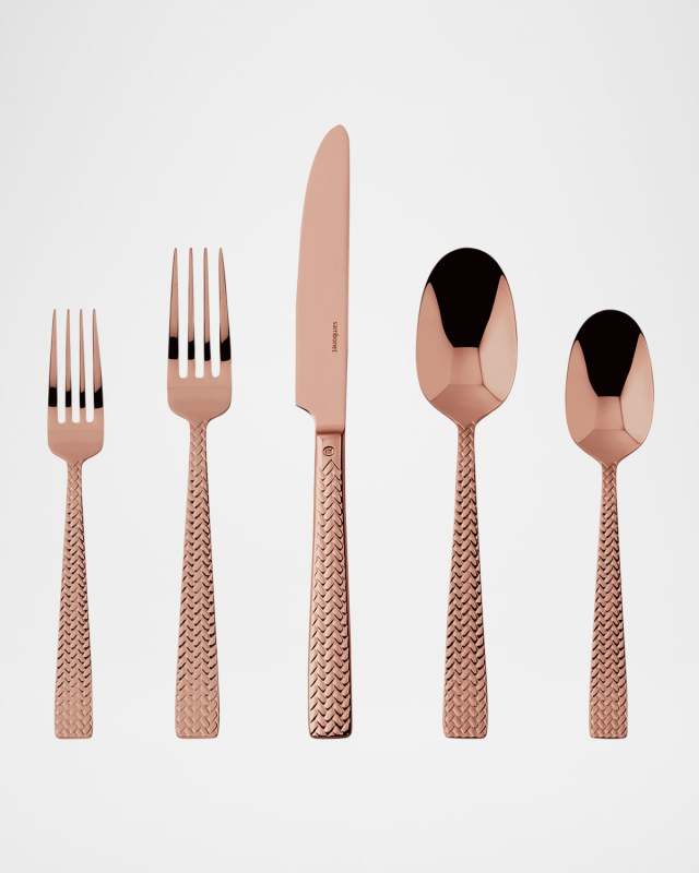 Cortina Copper 5-Piece Flatware Place Setting